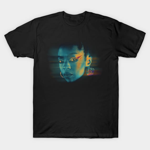 Retro  Lauryn Hill T-Shirt by pelere iwan